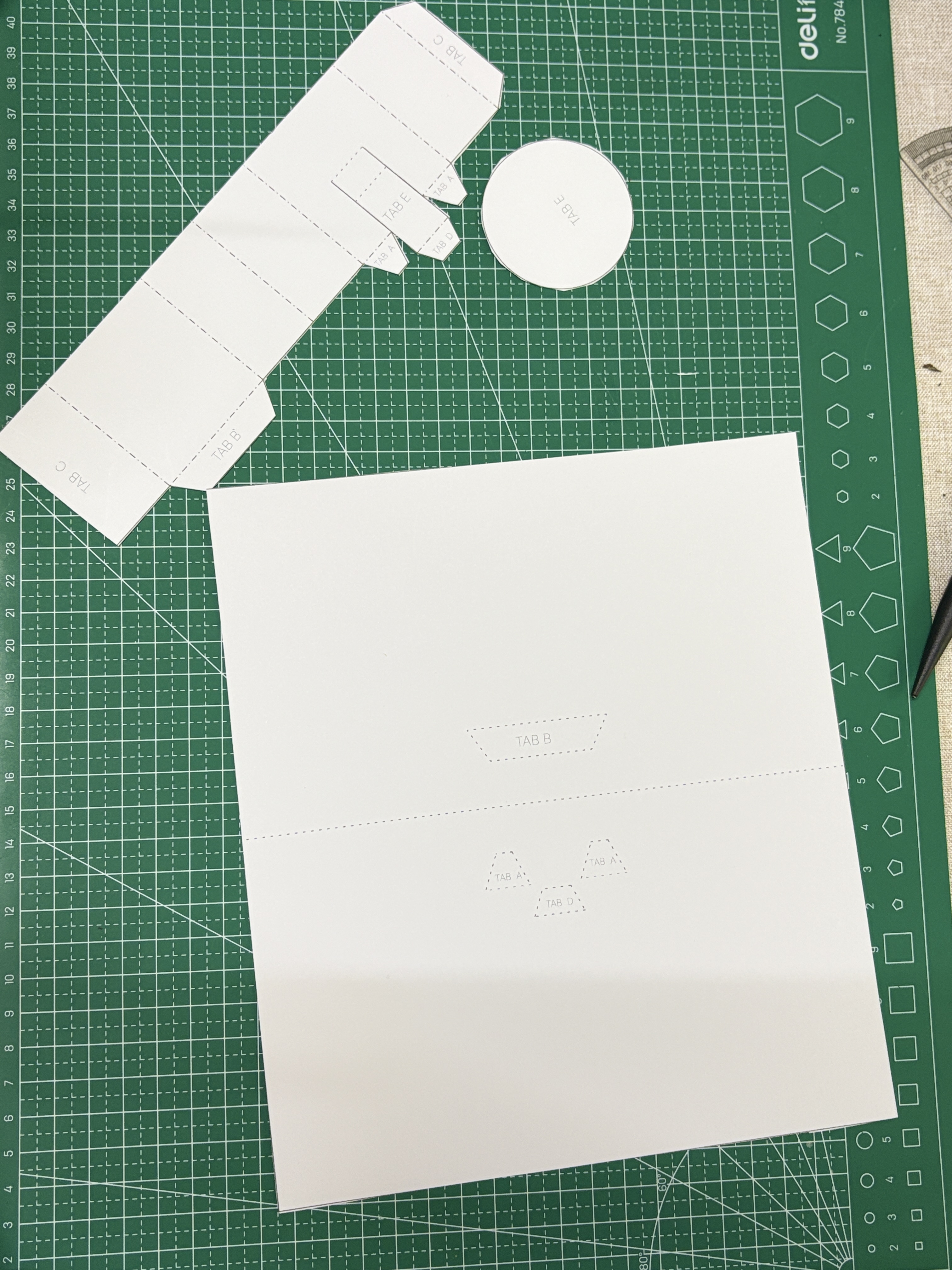 Step 2 cutting and scoring