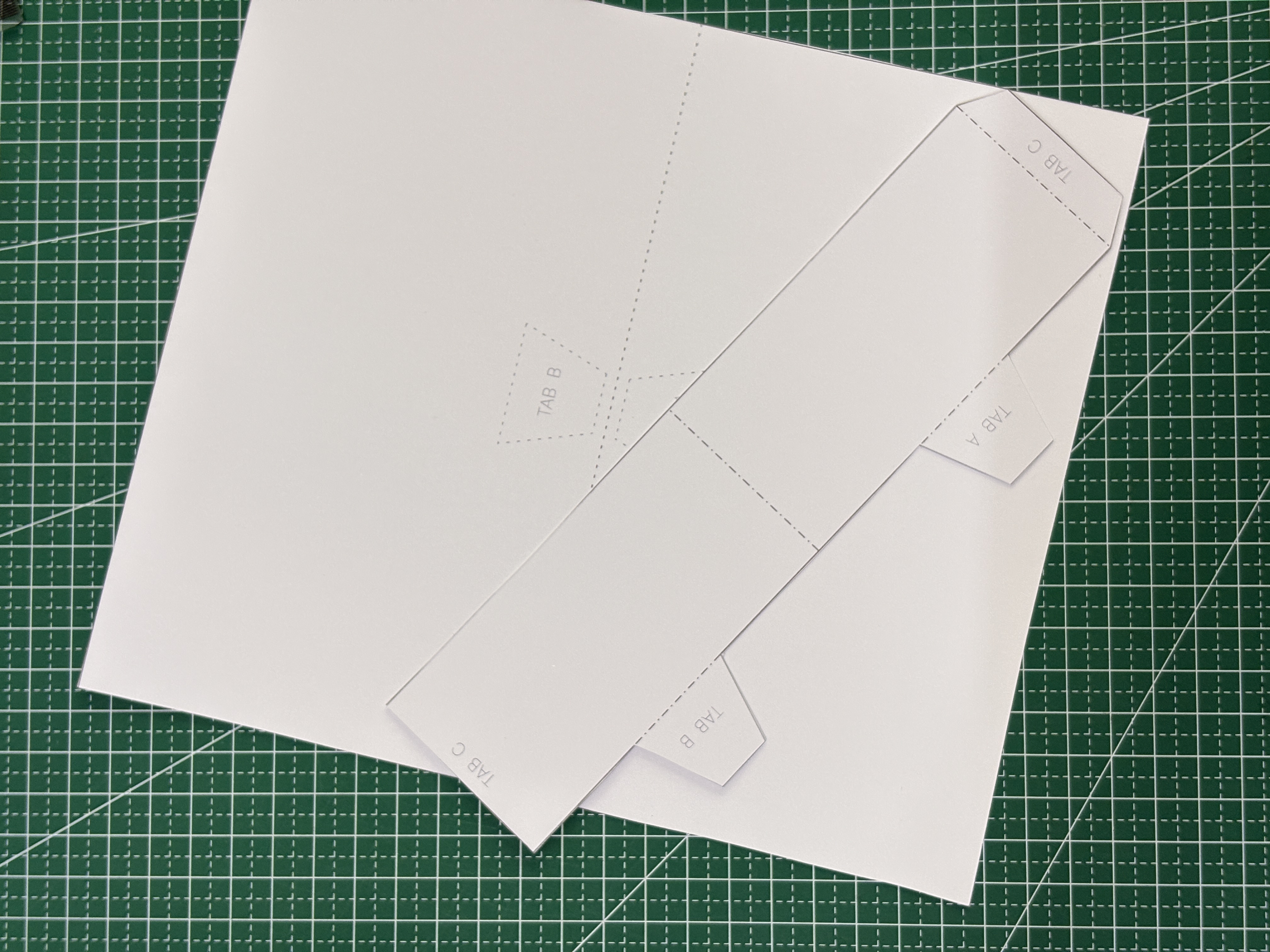 Step 2 cutting and scoring