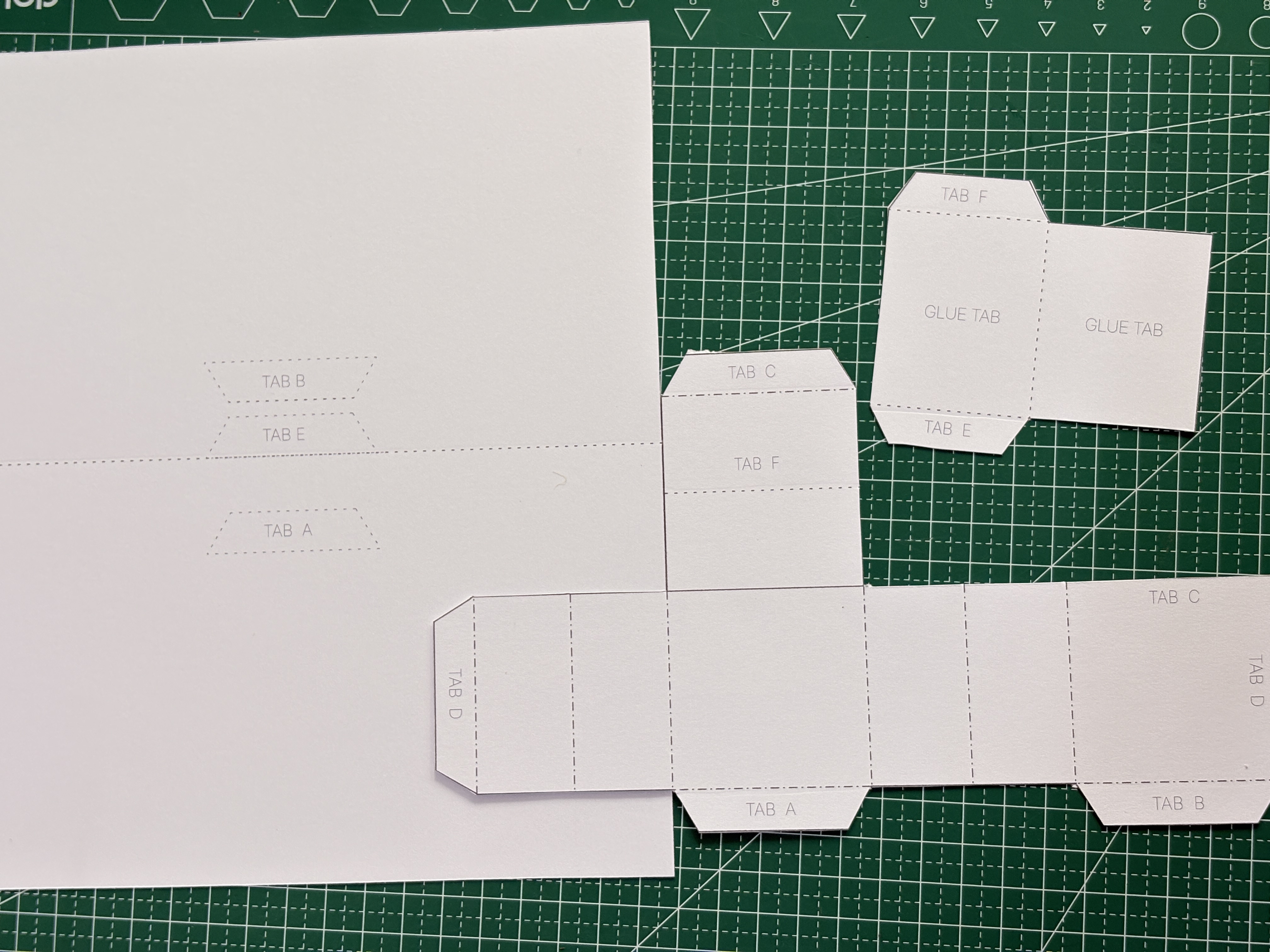 Step 2 cutting and scoring