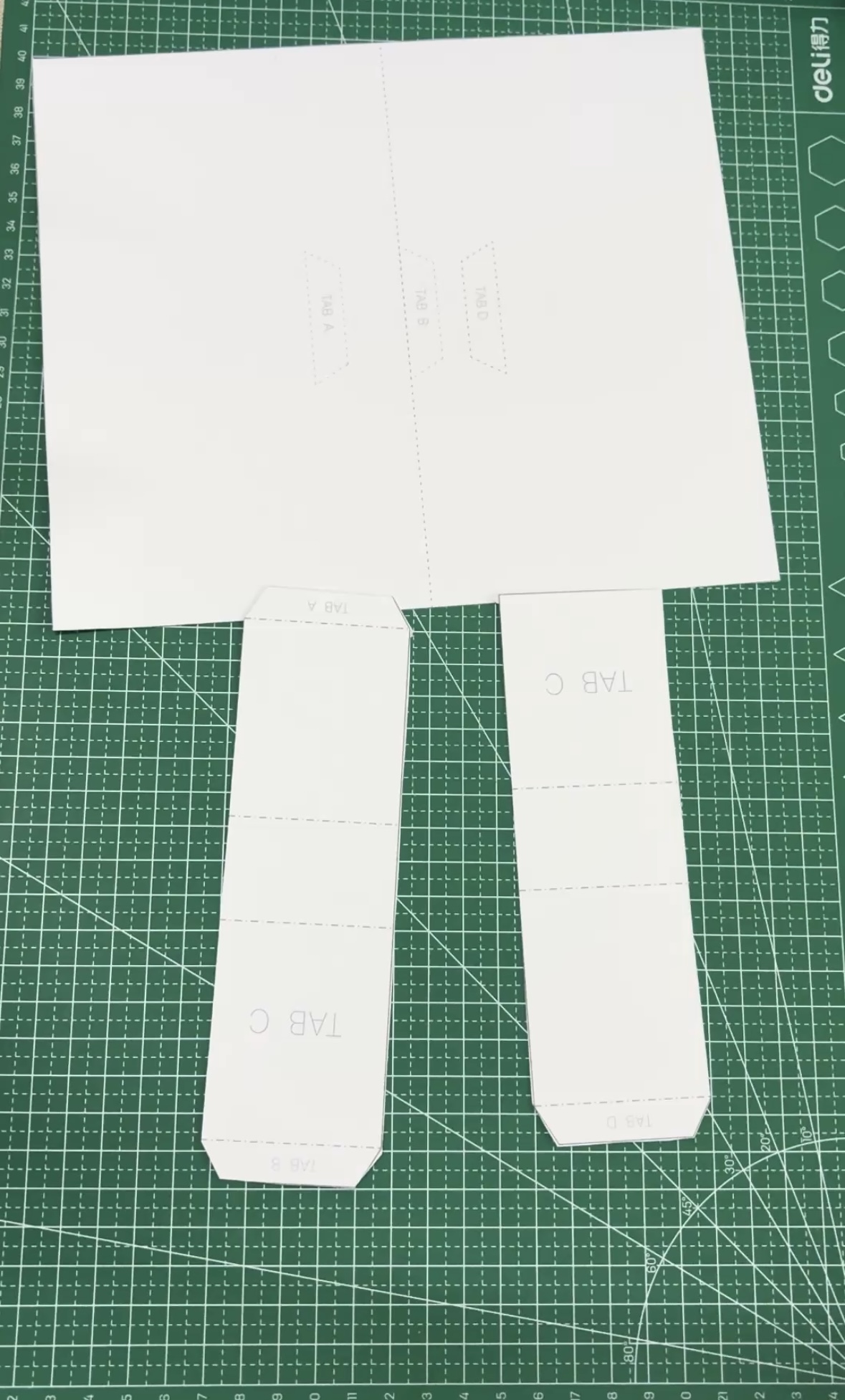 Step 2 cutting and scoring