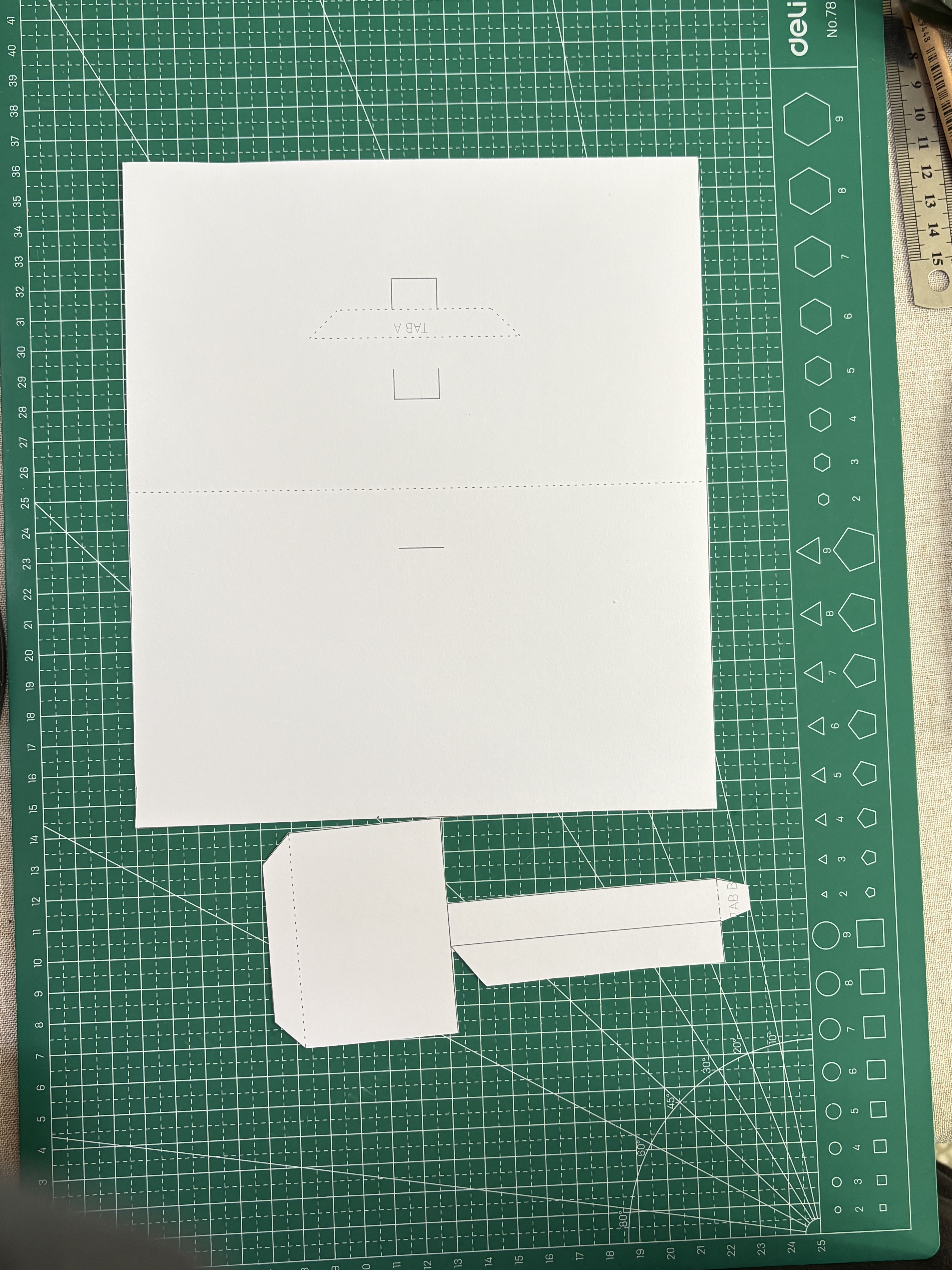 Step 2 cutting and scoring