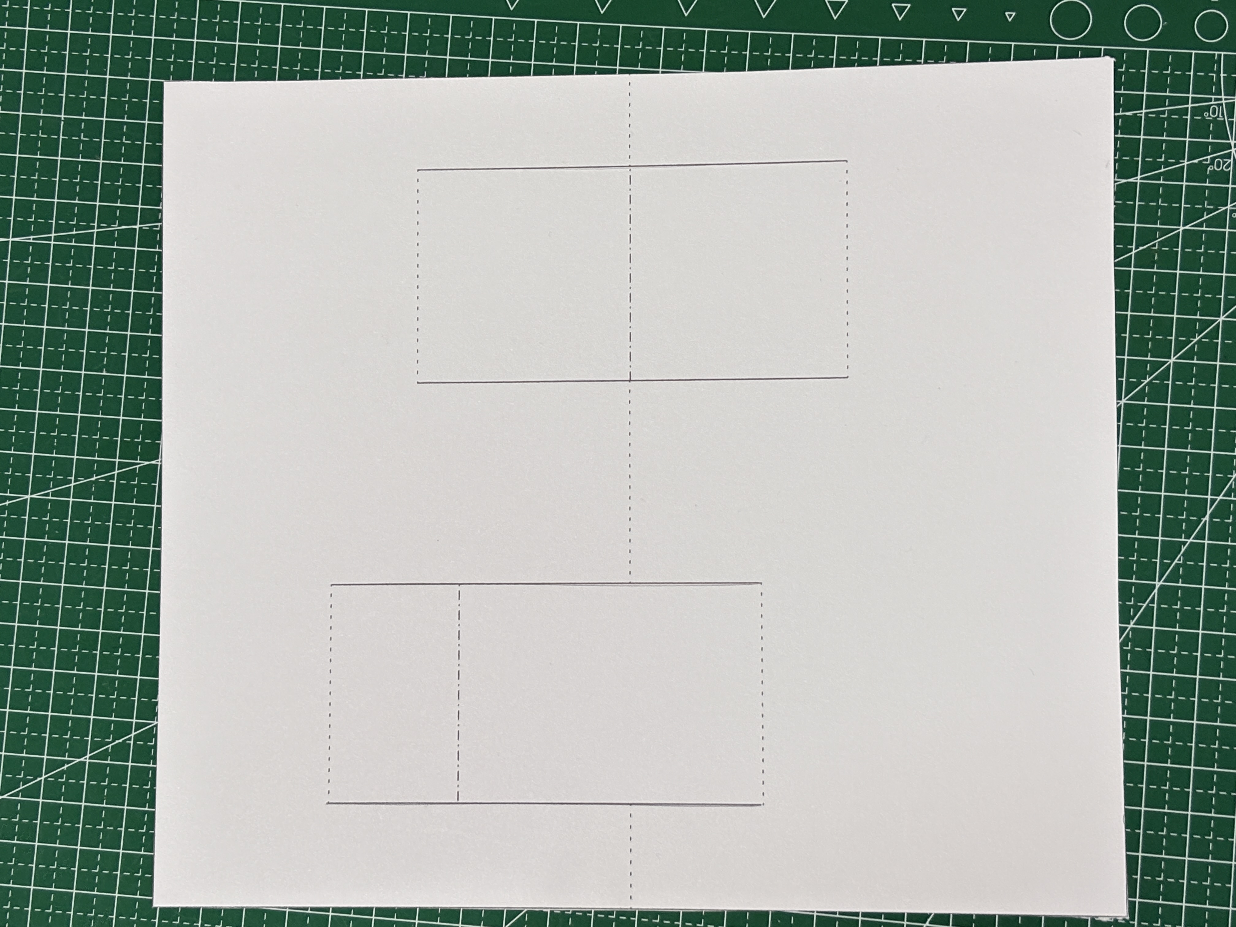 Step 2 cutting and scoring