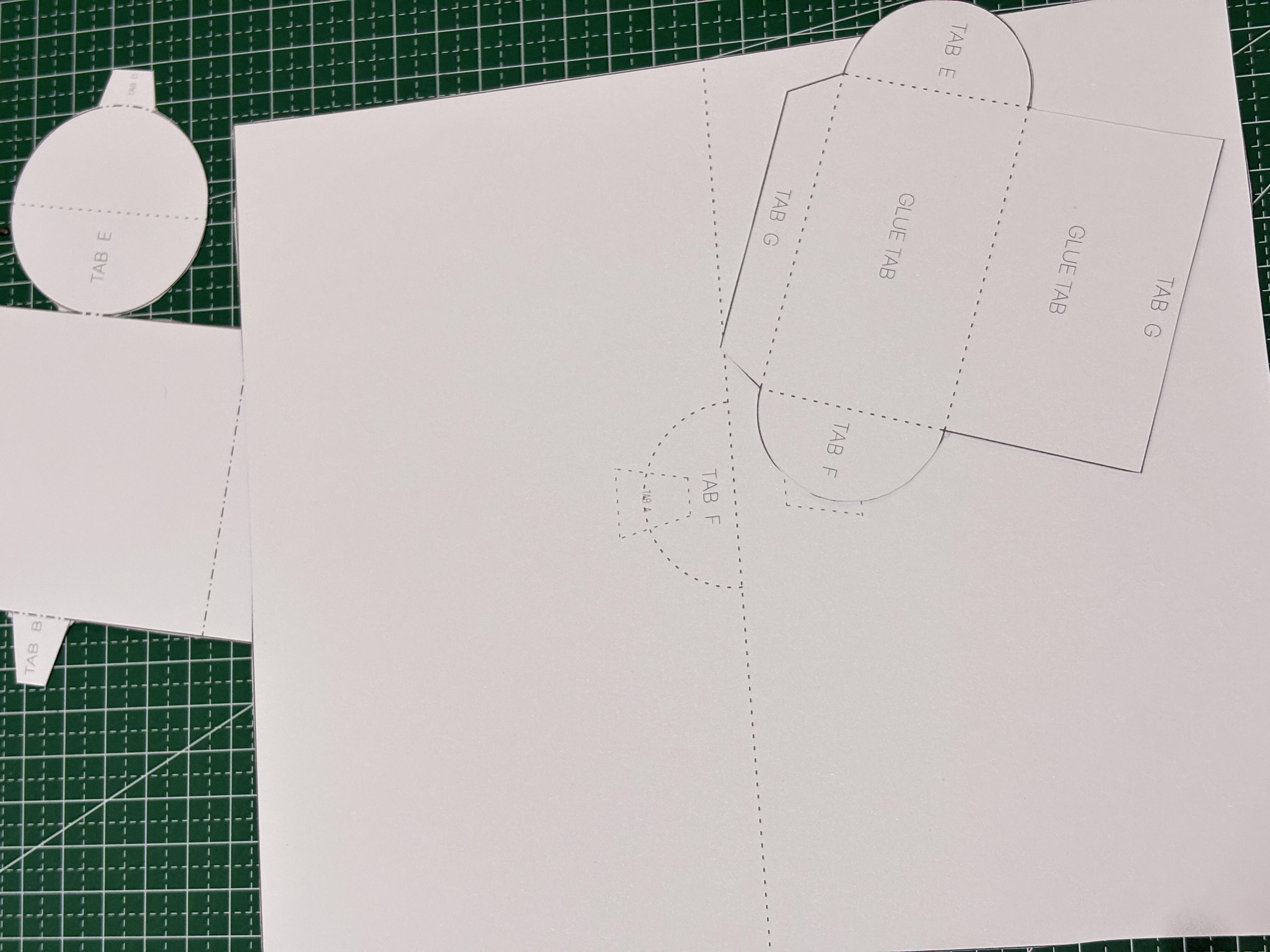 Step 2 cutting and scoring