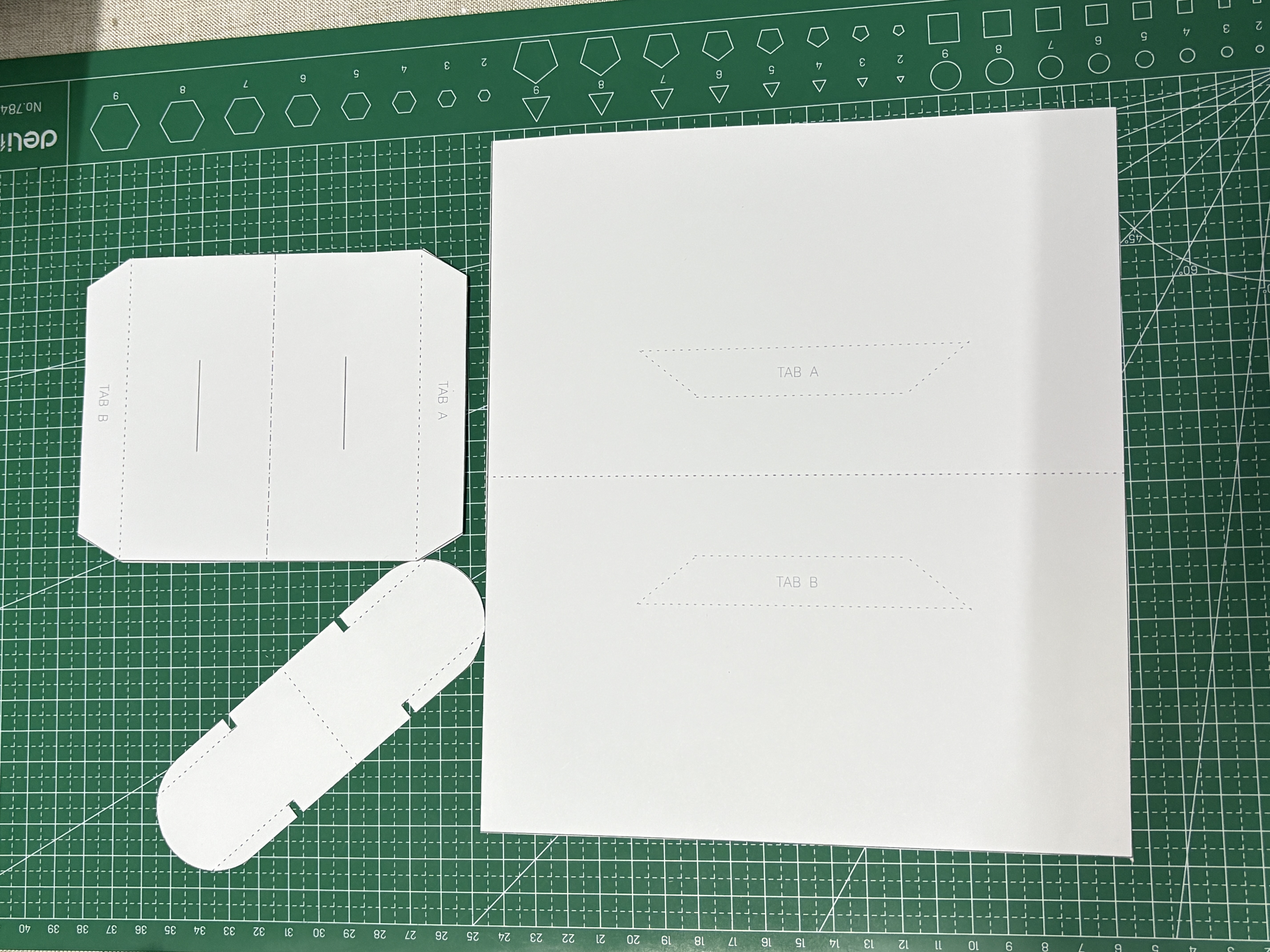 Step 2 cutting and scoring